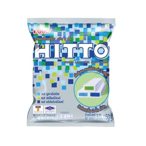  Kẹo Bạc Hà Euro Hitto – The Mát Sảng Khoái – Túi 150g 