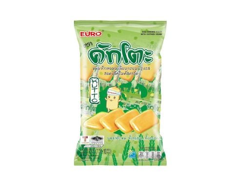  Bánh Gạo Kutto Nhân Kem Trứng – Giòn Tan, Thơm Ngon – Gói 10 Cái 