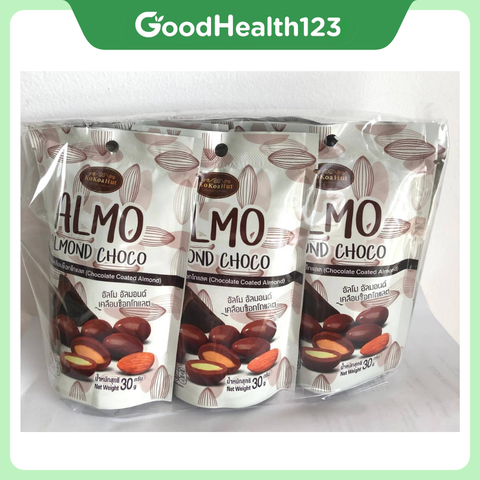  [Lốc 6 Gói] Sô Cô La Hạnh Nhân ALMO – Giòn Rụm, Thơm Ngon [Hàng Thái Lan] 
