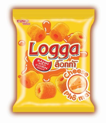  Snack Bắp Logga Vị Phô Mai – Giòn Rụm, Đậm Đà Vị Phomai – Gói 32g 