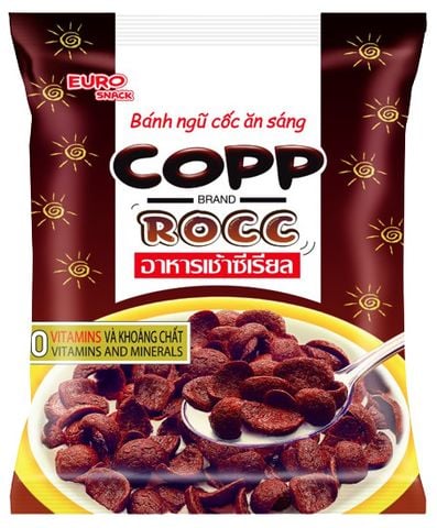  Bánh Ngũ Cốc Ăn Sáng Copp Rock Vị Socola – Giòn Tan, Dinh Dưỡng Mỗi Ngày - Gói 20g 