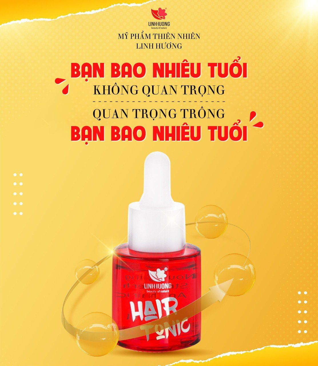 Serum kích mọc tóc Linh Hương Hair Tonic – Mỹ phẩm Linh Hương chính hãng Serum kích mọc tóc Linh Hương Hair Tonic – Mỹ phẩm Linh Hương chính hãng