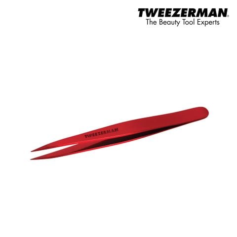 018. Nhíp nhọn màu đỏ đen - RED COLLECTION POINT TWEEZER (1240-CNLLT)