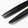 012. Nhíp nghiêng màu đen - BLACK MATTE SLANT TWEEZER (1256-MBKR-APAC)