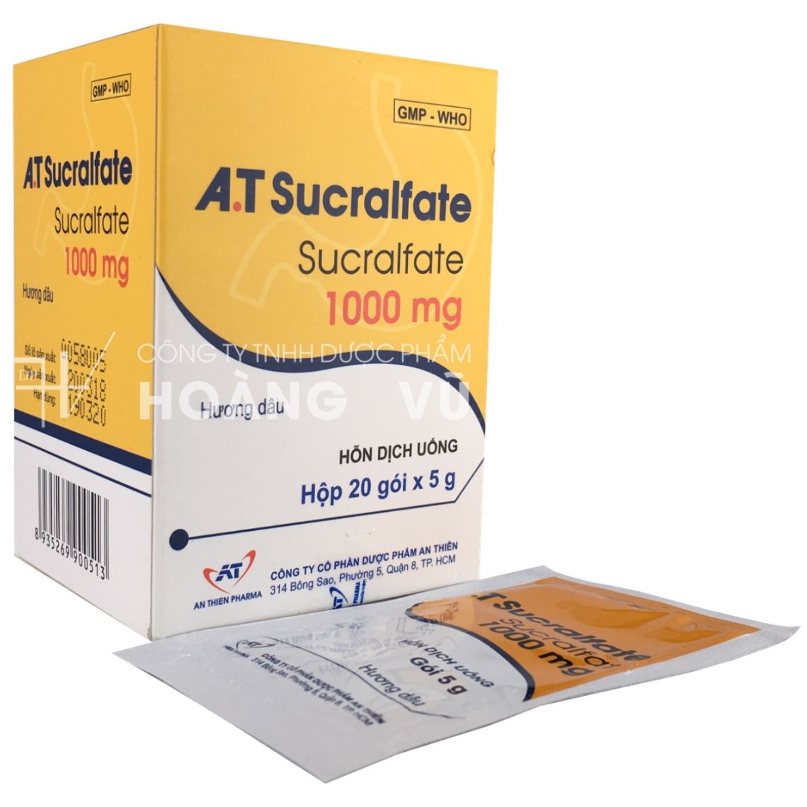 A.T SUCRALFATE (T/72H/20gói)