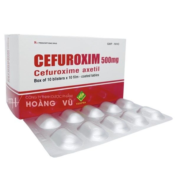 CEFUROXIM 500mg Vidipha (T/56H/100v)