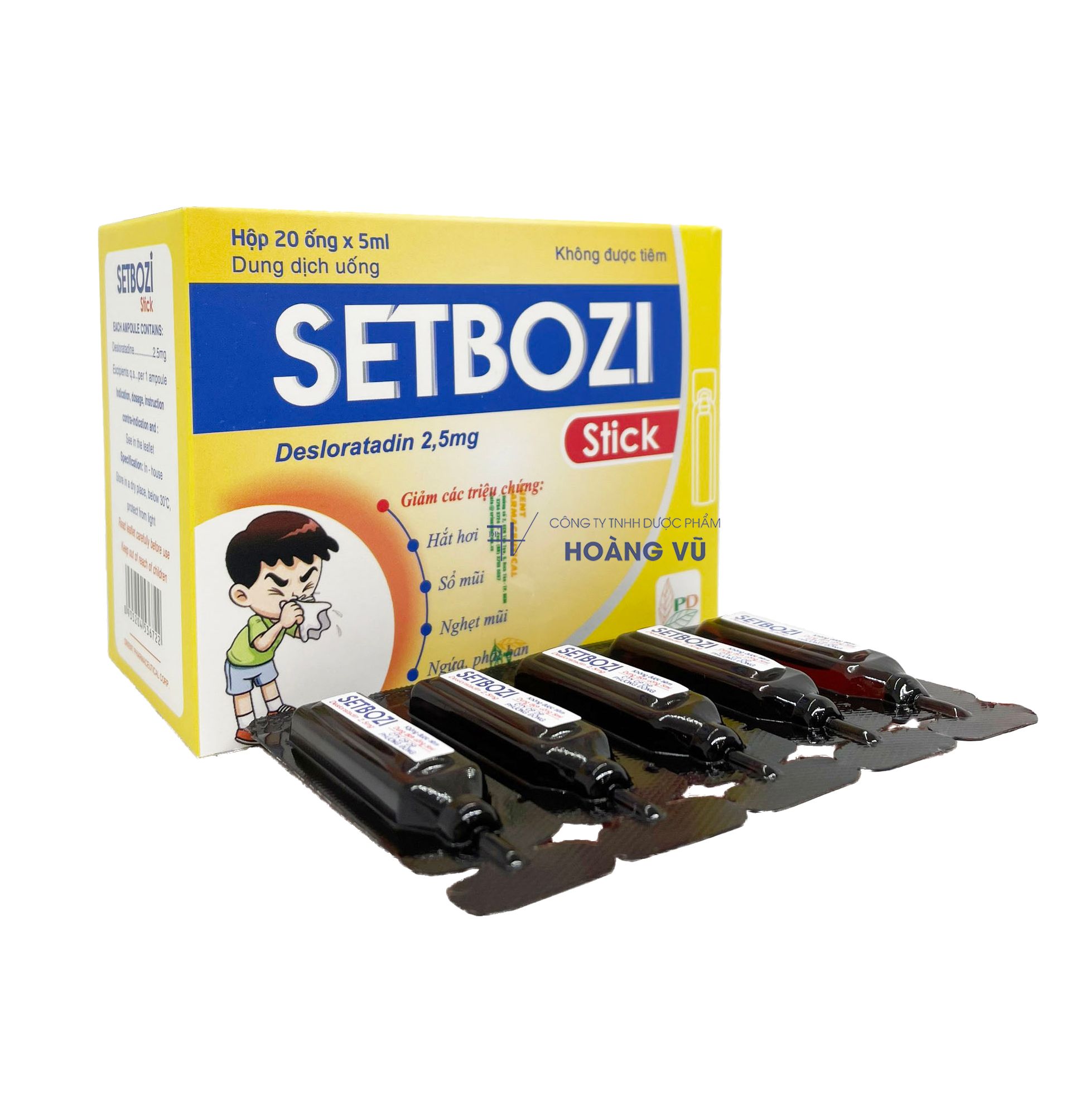 SETBOZI 2.5MG/5ML (H/20 ống - T/84H)