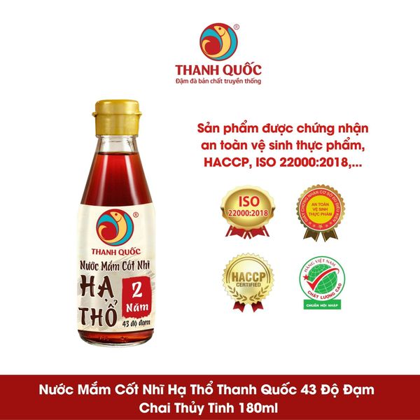 Nước Mắm Cốt Nhĩ Hạ Thổ Thanh Quốc 43N 180ml