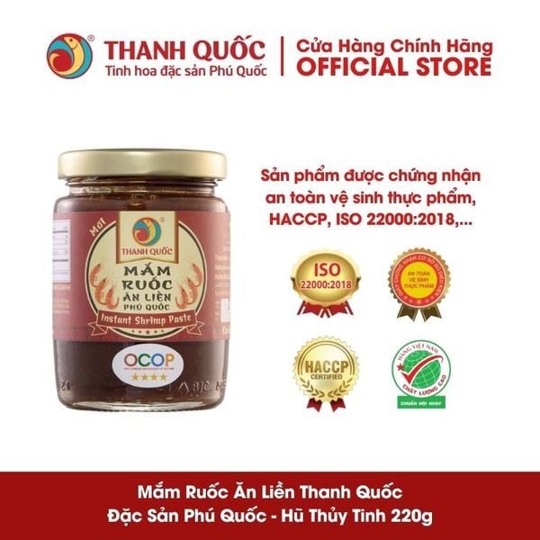Mắm ruốc ăn liền Phú Quốc Thanh Quốc 220g