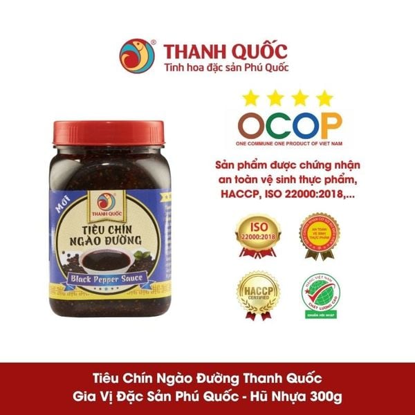 Tiêu Chín Ngào Đường Phú Quốc - Thanh Quốc 300g