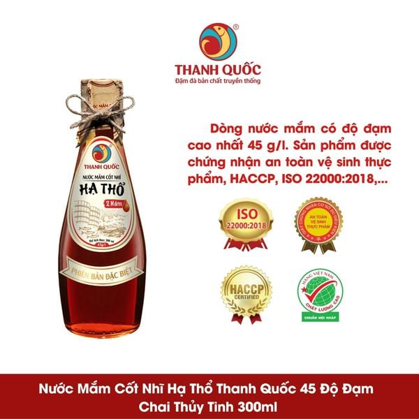 Nước Mắm Cốt Nhĩ Hạ Thổ Thanh Quốc 45N 300ml