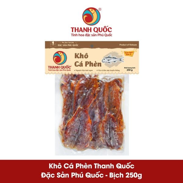 Khô Cá Phèn Phú Quốc - Thanh Quốc, Bịch 250G