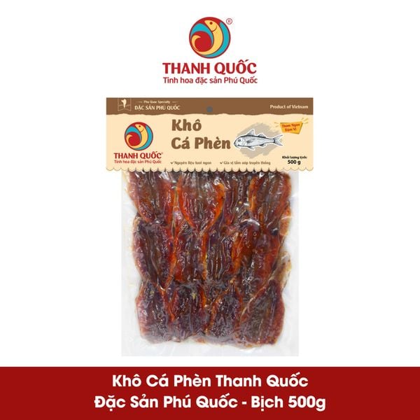 Khô Cá Phèn Phú Quốc - Thanh Quốc, Bịch 500G