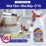  Combo Nước Tẩy Đa Năng Mao Bao 600ml + Chất Tẩy Rửa Cốc Chén 15g x1 