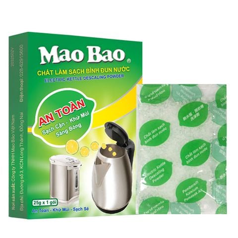  Chất làm sạch bình đun nước Mao Bao 25g x 1 gói 