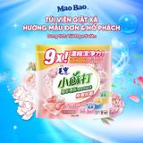  Viên giặt xả Mao Bao - Chống nấm mốc và kháng khuẩn 10g*5 viên (Hương mẫu đơn và hổ phách) 