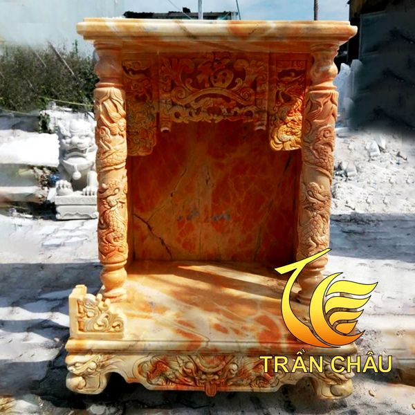 Làm Bàn Thờ Thần Tài Đẹp Bằng Đá Tại Quảng Nam Cây Hương Đá Ngoài Trời