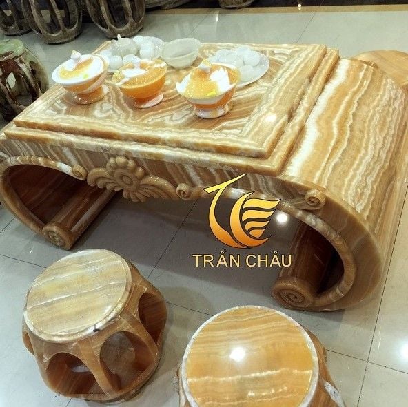 Bật Mí Cách Làm Sạch Tượng Đá Đón Tết 2022 Nhanh Chóng Bàn Ghế Đá Giả Gỗ