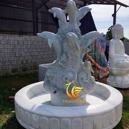 Đài Phun Nước Cá Heo Nghệ Thuật