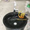 Lavabo Chân Đứng Đá Đen Nguyên Khối