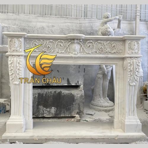 Ưu điểm của lò sưởi đá cẩm thạch trắng: