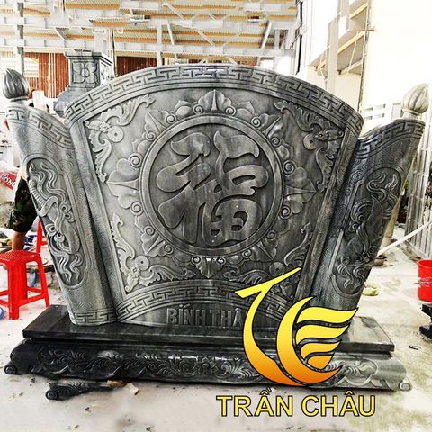 Mẫu Cuốn Thư Đá Lăng Mộ