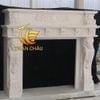 Mẫu Lò Sưởi Đá Trắng Siêu Đẹp