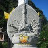 Phật Thiên Thủ Thiên Nhãn Ngồi Đài Sen Bằng Đá Ninh Bình
