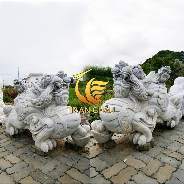 Chế Tác Tỳ Hưu Phong Thủy Để Cổng Tại Hà Nội Tỳ Hưu Có Hình Dáng Khá Giống Kỳ Lân