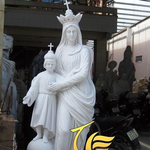 Tượng Đức Mẹ Maria Đá Đẹp Giá Tại Xưởng