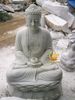 Tượng Phật A Di Đà Tọa Đài Sen Đá Nguyên Khối