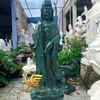 Tượng Phật Mẹ Quan Âm Đá Cẩm Thạch Xanh