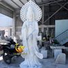 Tượng Phật Quan Âm Đá Nguyên Khối Sản Xuất Tại Xưởng
