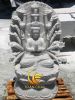 Tượng Quan Âm Đá Cẩm Thạch Trắng