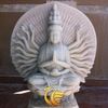 Tượng Thiên Thủ Quan Âm Ngồi Đá Trắng