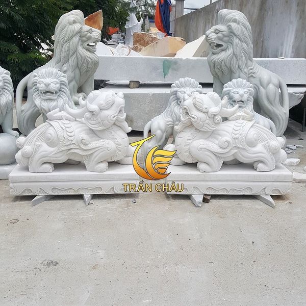 Chế Tác Tỳ Hưu Phong Thủy Để Cổng Tại Hà Nội Thúc Đẩy Tình Cảm Và Hôn Nhân Tượng Đá Tỳ Hưu