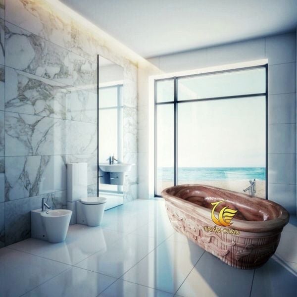 Bồn Tắm Nằm Là Gì - Những Mẫu Bồn Tắm Nằm Đá Tự Nhiên Đẹp Bồn Tắm Đá Đỏ Nguyên Khối