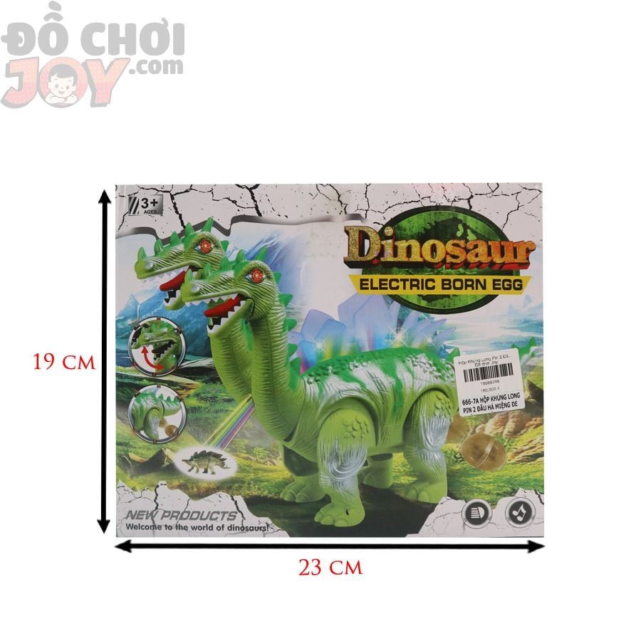  Đồ Chơi Bé Trai - Hộp Khủng Long 2 Đầu Đẻ Trứng Siêu Thú Vị 