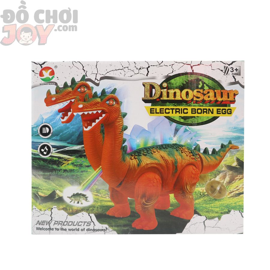  Đồ Chơi Bé Trai - Hộp Khủng Long 2 Đầu Đẻ Trứng Siêu Thú Vị 