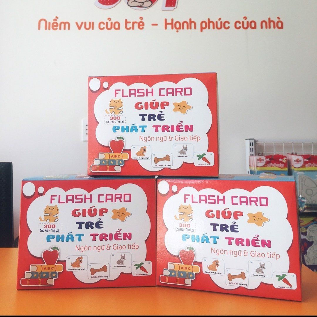  Đồ Chơi - Bộ Thẻ Phát Triển Ngôn Ngữ 5 Chủ Đề 