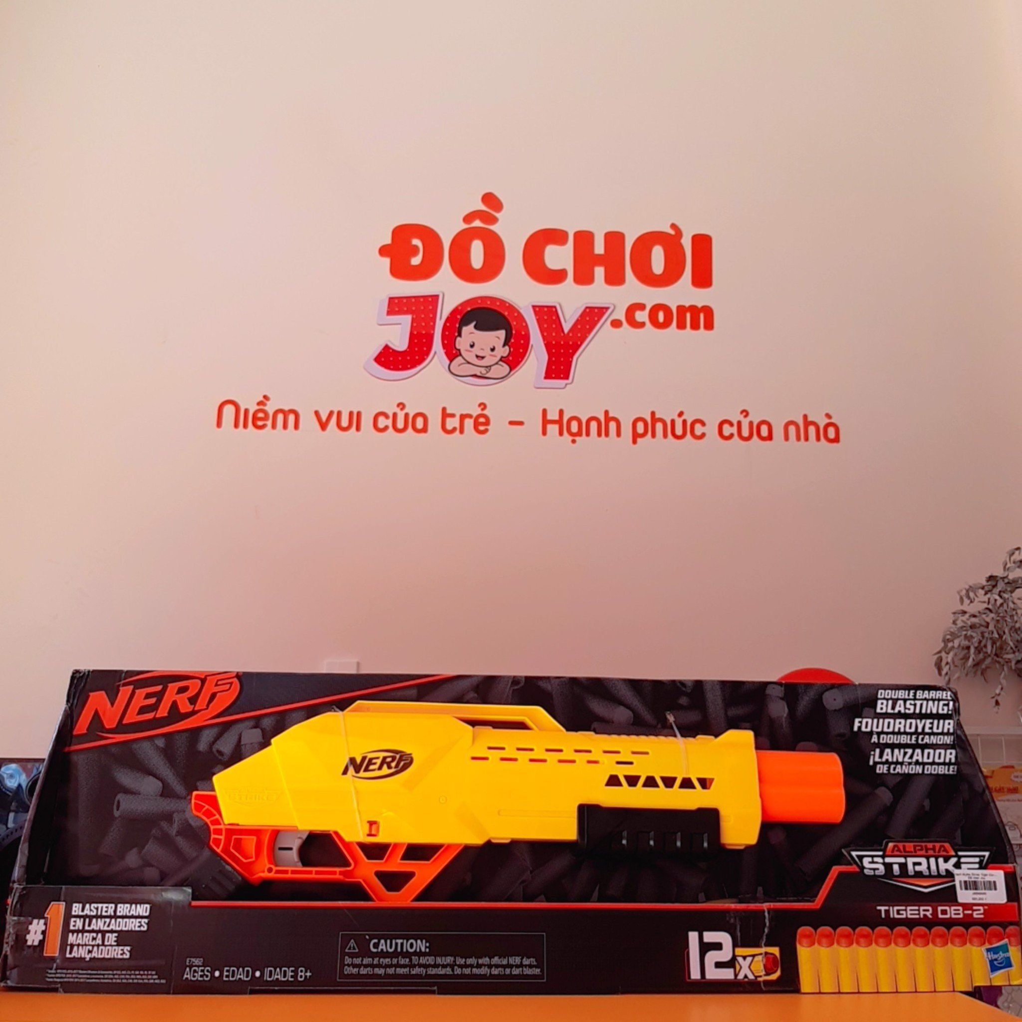  Đồ Chơi Bé Trai - Nerf Alpha Strike Tiger Db-2 Guns & Darts 