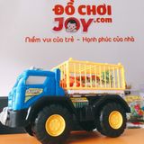  Đồ Chơi Bé Trai - Túi Xe Ct 1 Tầng Chở 3C Thú Khủng Long + Cây (Không Trớn) 