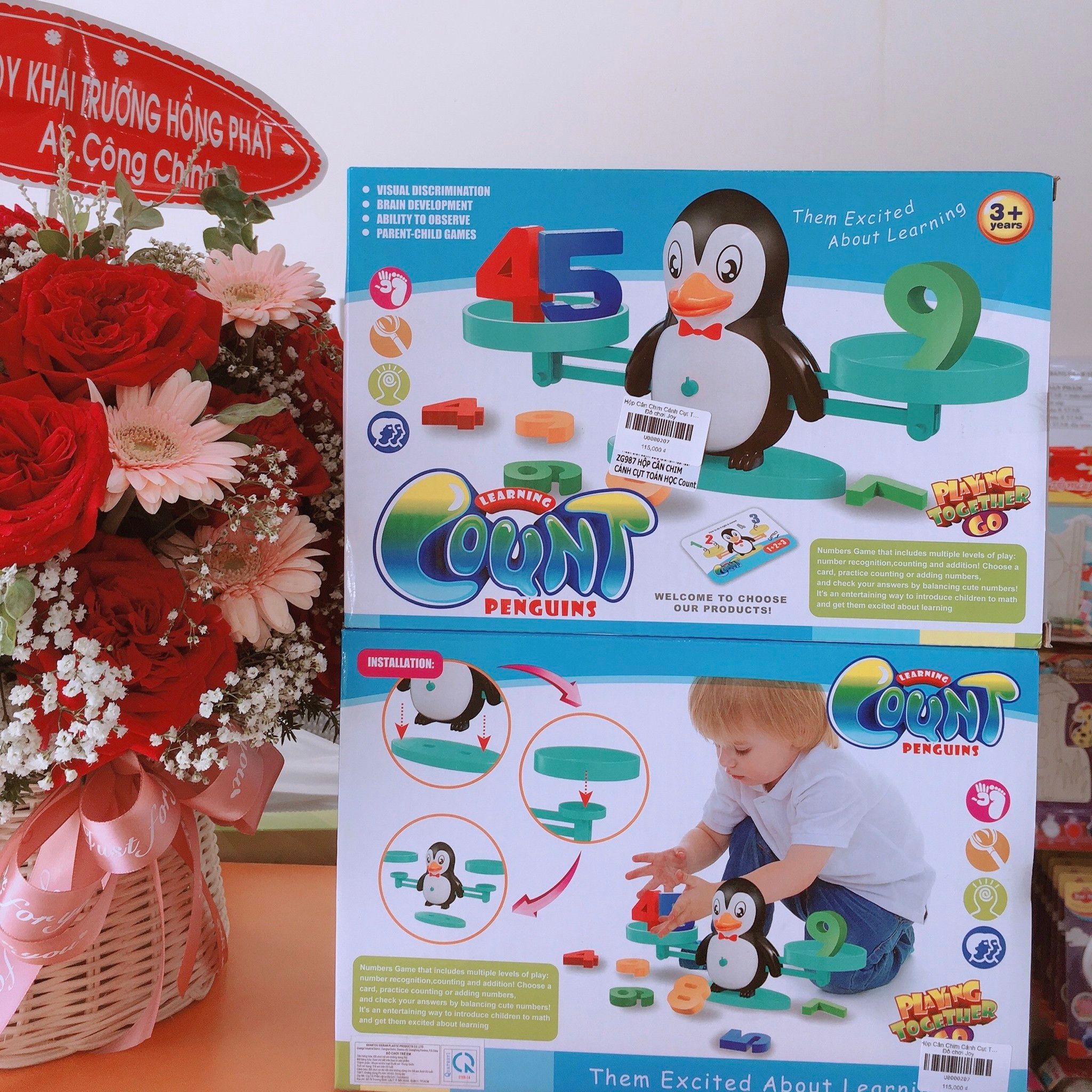  Đồ Chơi - Hộp Cân Chim Cánh Cụt Toán Học Count Penguins 