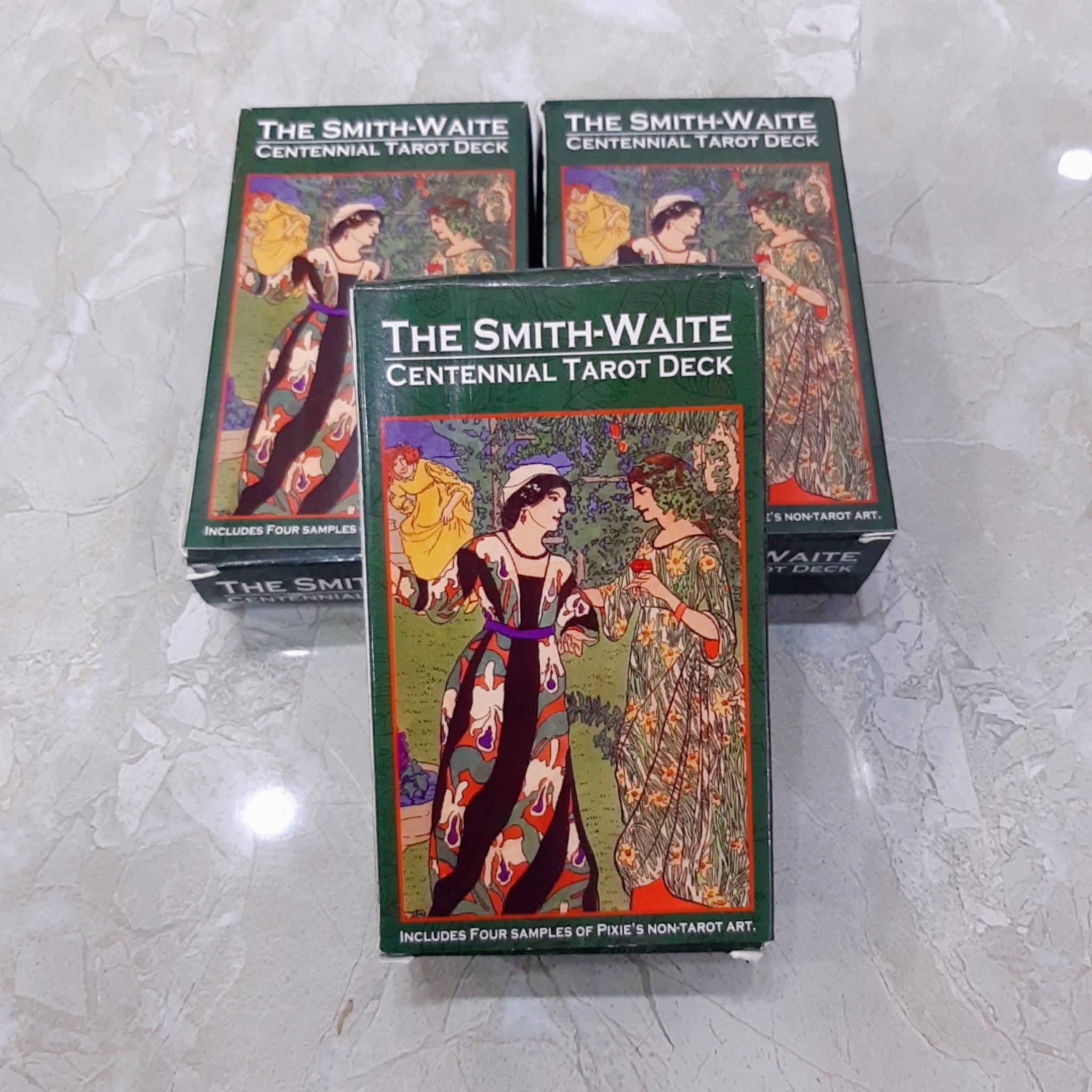  Đồ Chơi - Bài Tarot Smith Waite Xanh 