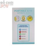  Đồ Chơi Bé Gái - Hộp Vali Ống Heo Atm Heo Hồng Dùng Pin 