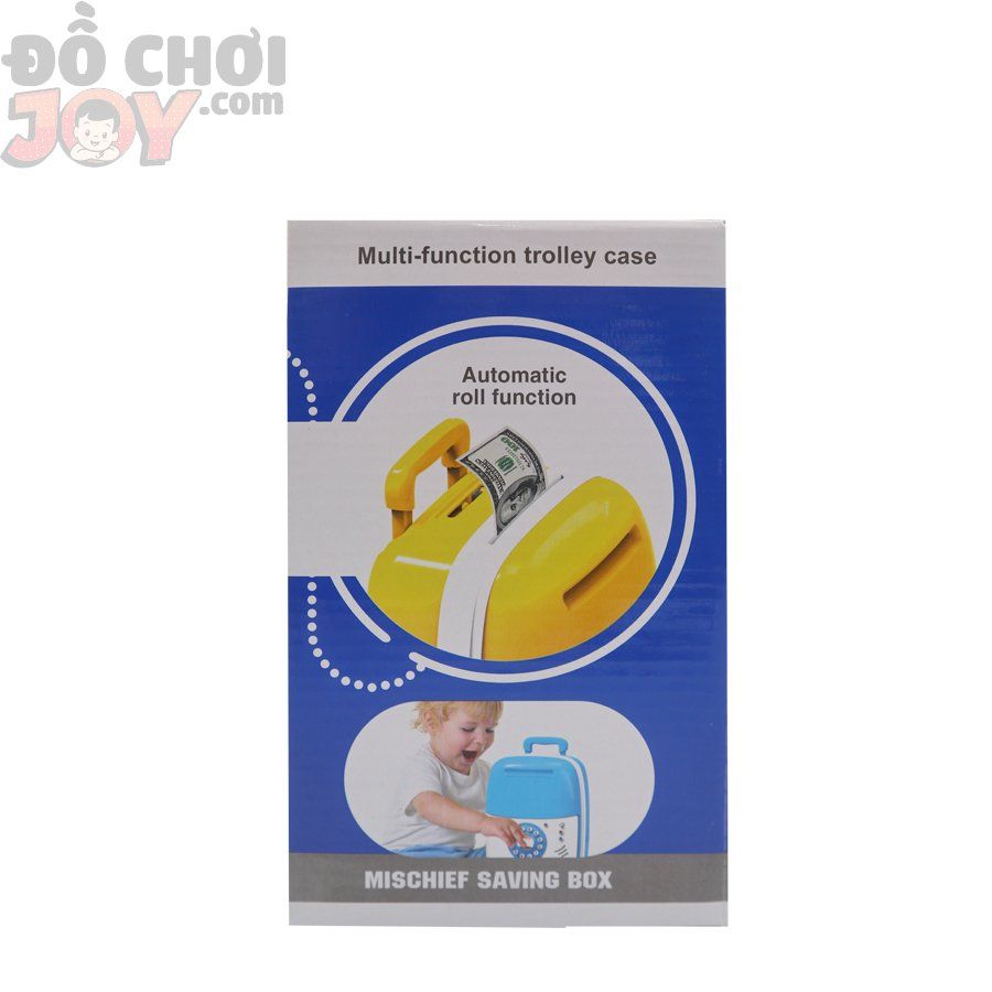 Đồ Chơi Bé Gái - Hộp Vali Ống Heo Atm Heo Hồng Dùng Pin 