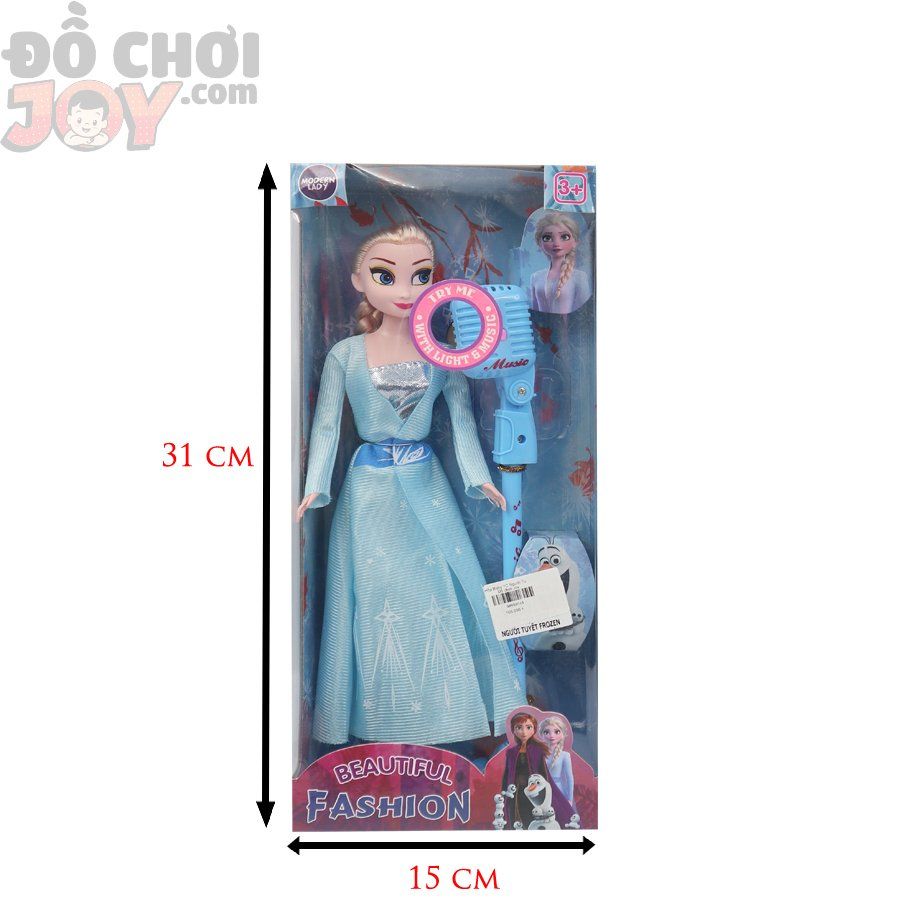  Đồ Chơi Bé Gái - Hộp Barbie Anna - Elsa Frozen (Kèm Micro) 
