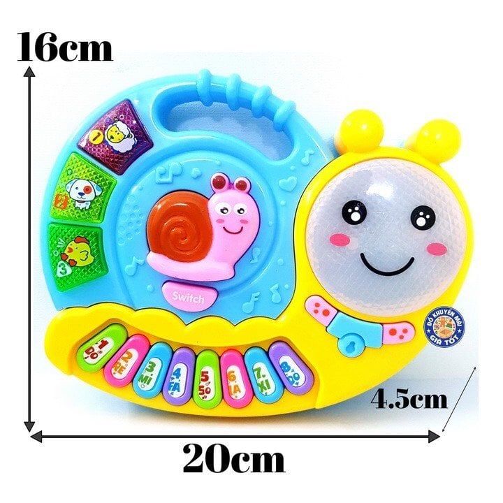  Đồ Chơi - Đàn Organ Pin Ốc Sên 