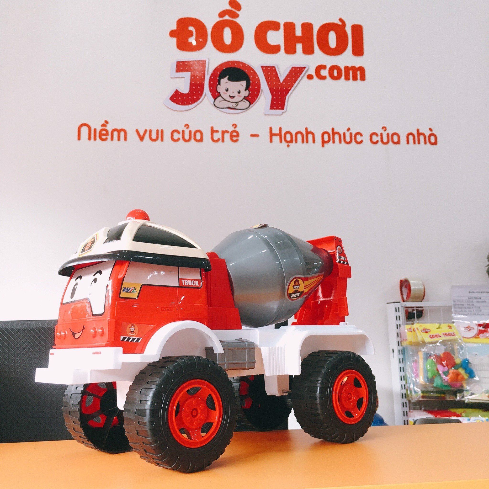  Đồ Chơi Bé Trai - Túi Xe Ct Bồn Poli Trớn (Pvc) Đỏ 