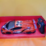  Đồ Chơi Bé Trai - Hộp Xe Hơi Lamborghini Captain America Đk 7 Đ.Tác Có Sạc 1:16 
